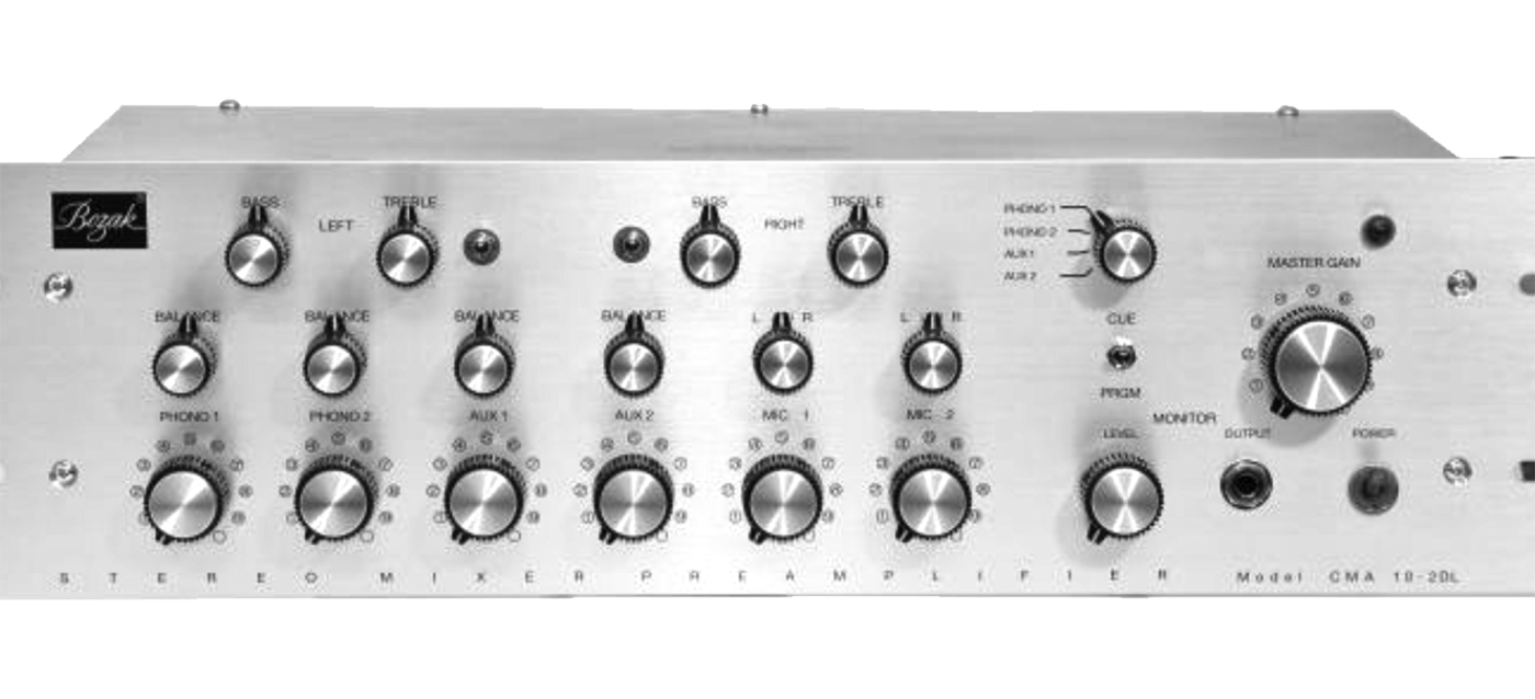 Bozak CMA-10-2DL-Silver | DJ Rotary Mixers | DJ Backline Rentals Bozak CMA-10-2DL-Silver | DJ Rotary Mixers | DJ Backline Rentals
